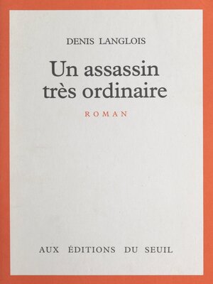 cover image of Un assassin très ordinaire